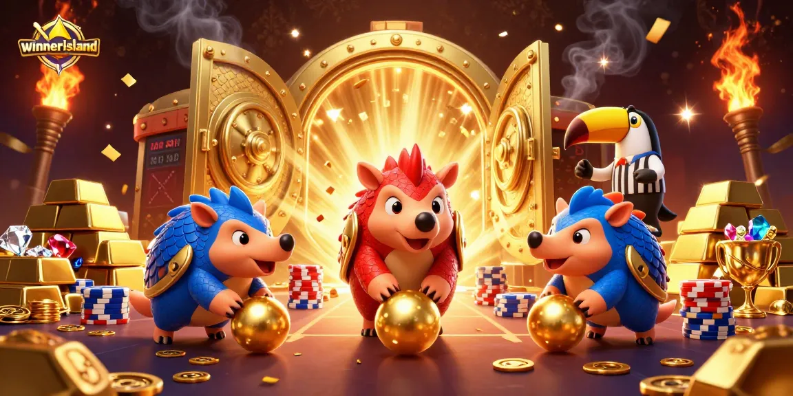 Experience thrilling gambling action at winnerisland with rival pangolins and sparkling treasures.